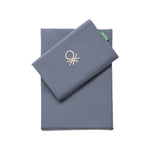 Bettbezug-Set Benetton TEVERE Dunkelblau 150 x 240 cm 2 Stücke