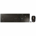Tastatur mit Maus Cherry JD-9100PN-2 Schwarz Qwerty Spanisch