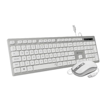 Tastatur mit Maus Subblim SUBKBC-CEKE60 Qwerty Spanisch