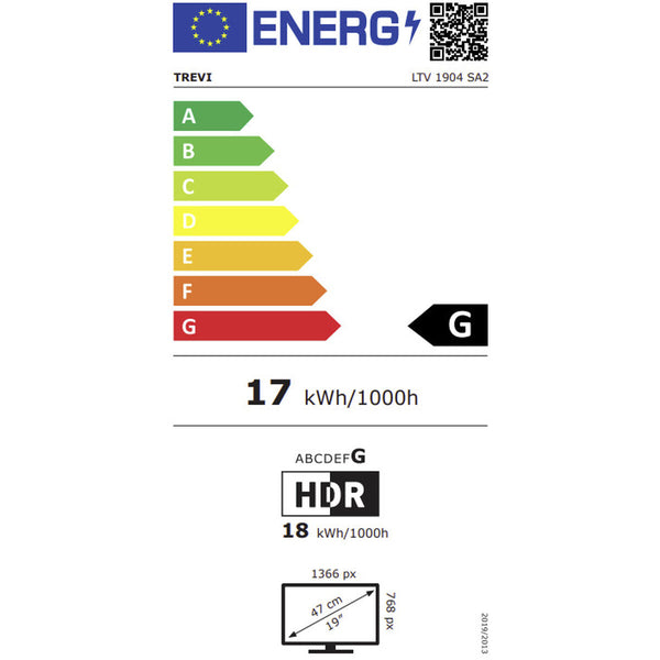 Fernseher Trevi 1904S200 HD LED 19"
