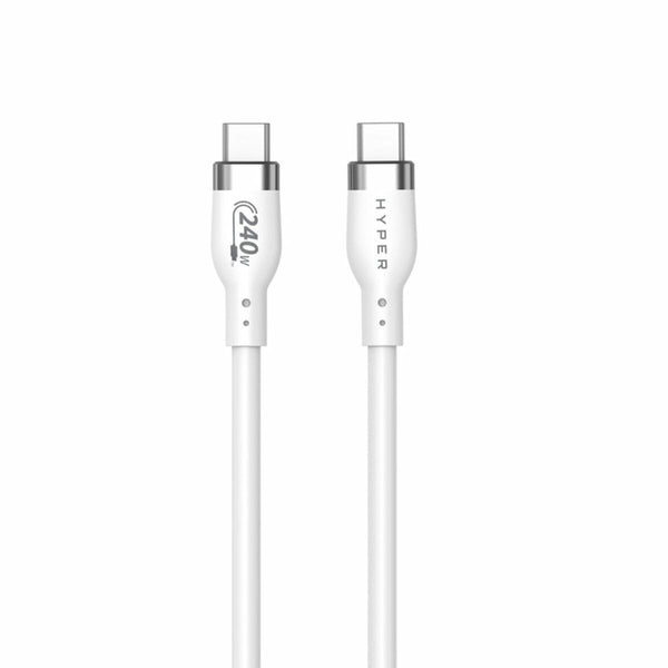USB-C-Kabel Hyper HJ4002WHGL Weiß 2 m