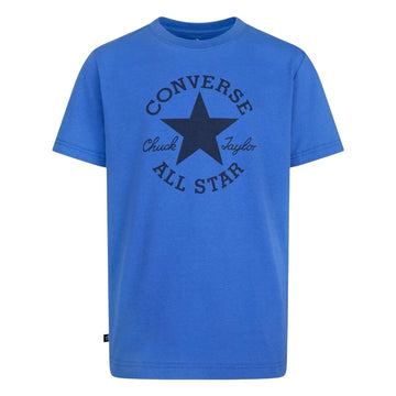 Kurzarm-T-Shirt für Kinder Converse Sustainable Core Sse Blau