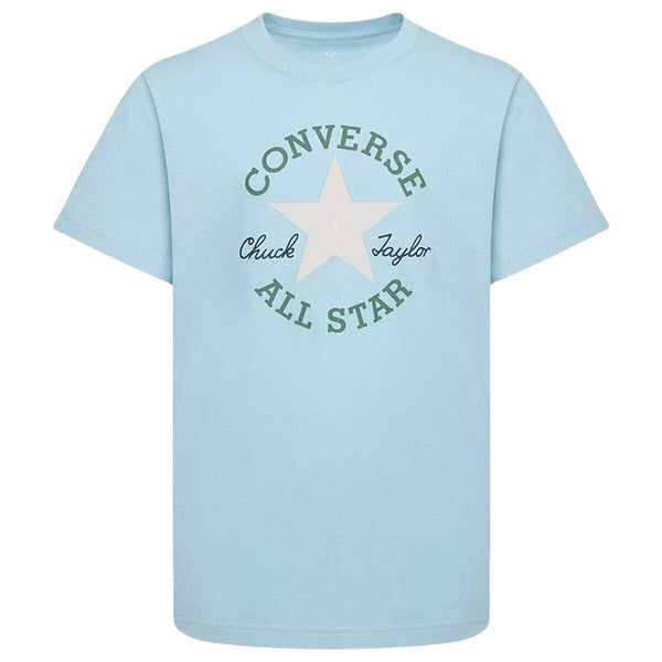 Kurzarm-T-Shirt für Kinder Converse Sustainable Core Sse Himmelsblau