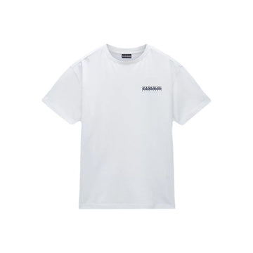 Herren Kurzarm-T-Shirt Napapijri S-Linth Ss Weiß