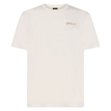 Herren Kurzarm-T-Shirt Oakley Fingerprint B1B Weiß