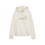 Damen Sweater mit Kapuze Puma Essentials+ Animal Fl Weiß