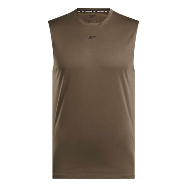 Ärmelloses Herren-T-Shirt Reebok Id Train Slvls Tech Braun