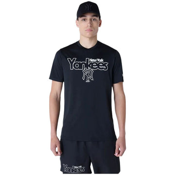 Basketball-T-Shirt New Era New York Yankees MLB Schwarz