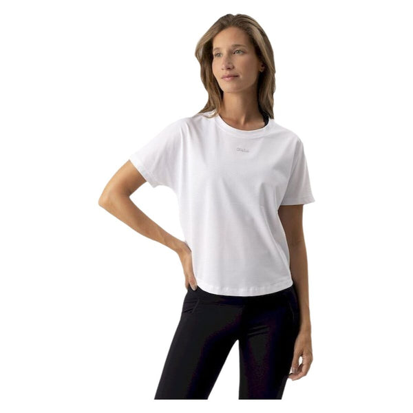 Damen Kurzarm-T-Shirt Ditchil Aria Weiß