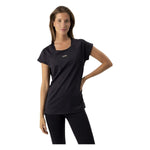 Damen Kurzarm-T-Shirt Ditchil Ditchill T-Shirt Ariana Schwarz
