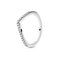 Damenring Pandora WISHBONE SILVER 8