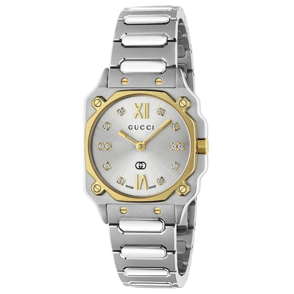 Damenuhr Gucci YA166503 Silberfarben