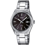 Herrenuhr Casio MTP-1302PD-1A1VEF Silberfarben Multifunktion Schwarz (Ø 39 mm)