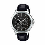 Herrenuhr Casio MULTIFUNCTION BLACK, LEATHER Schwarz (Ø 41,5 mm) (Ø 40 mm)