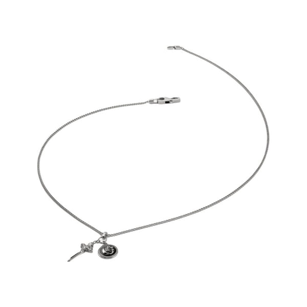 Damenhalskette Guess JUMN04002JWSTBKT-U Silberfarben