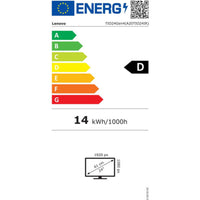 Monitor Lenovo 12NAGAT1EU Full HD 23,8" LED IPS