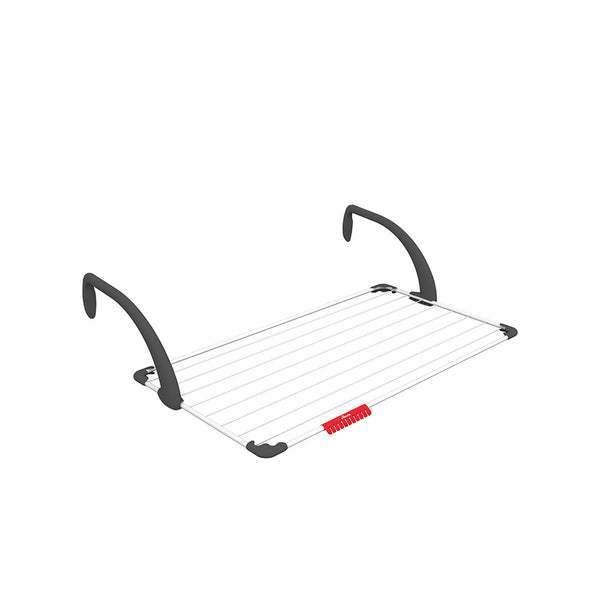 Wäscheständer Vileda 157229 Sunset CJ6 Zum Aufhängen auf dem Balkon Stahl Weiß Harz (110 x 56 x 28 cm) (10 m)