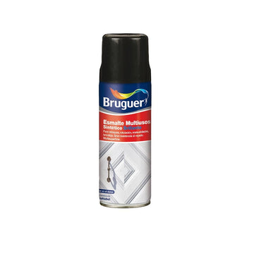 Synthetische Emaille Bruguer 5197993 Spray Mehrzweck Schwarz 400 ml Mattierend