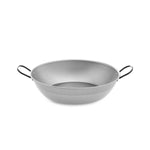 Tiefe Pfanne mit Griffen Vaello Gebürsteter Edelstahl (Ø 30 cm)