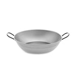 Tiefe Pfanne mit Griffen Vaello Gebürsteter Edelstahl (Ø 34 cm)
