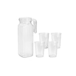 Set mit Krug und Gläsern Excellent Houseware ye9000500 200 ml 1,1 L (5 Stücke)