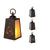 LED-Laterne Lifetime 10 x 19 cm Flammeneffekt