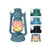 LED-Laterne Lumineo Blau grün Blau/Grün Aluminium 24,5 cm