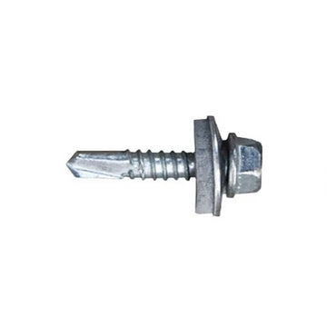 Schraubenkasten CELO 7301 Verzinkt Ø 6,3 x 50 mm Mit Unterlegscheibe Sechseckig Bohrer (250 Stück)