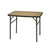 Table Klapptisch Lifetime Braun Schwarz 90 x 60 x 70 cm
