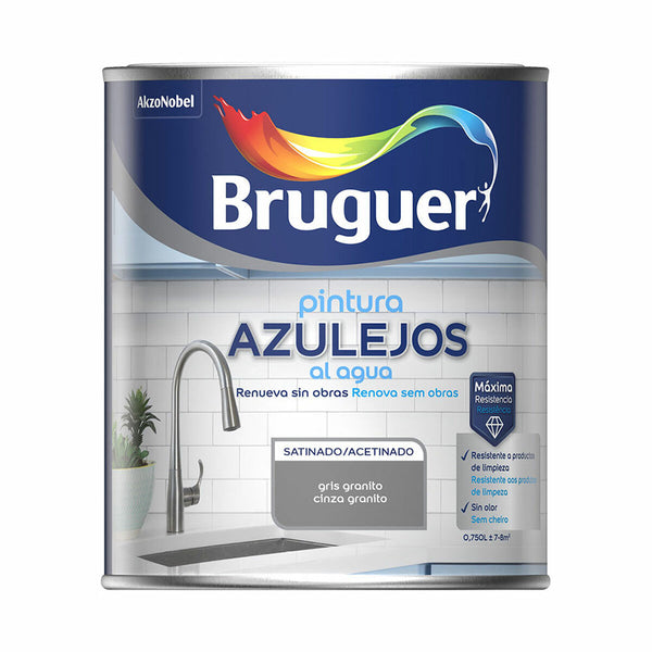 Farbe Bruguer Grau Granit 750 ml Fliesen und Kacheln