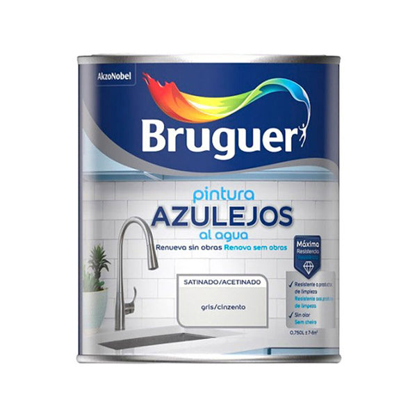 Farbe Bruguer Grau 750 ml Fliesen und Kacheln