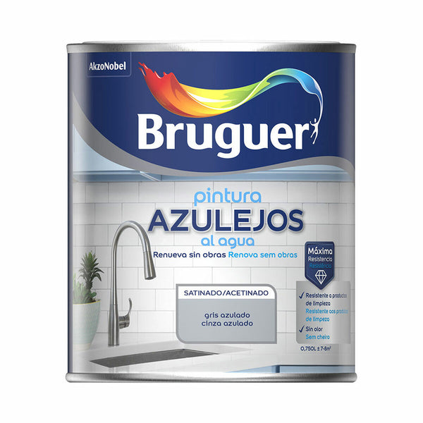Farbe Bruguer Grau 750 ml Fliesen und Kacheln