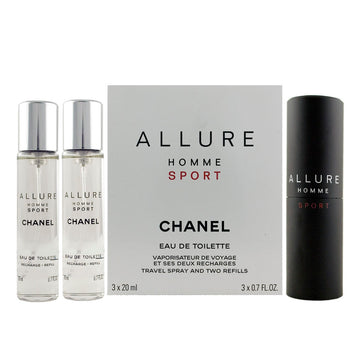 Set mit Herrenparfüm Chanel Allure Homme Sport EDT 2 Stücke