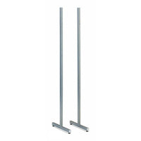 Halterung Faibo 60 x 186 cm Silberfarben Metall Tafel 2 Stück