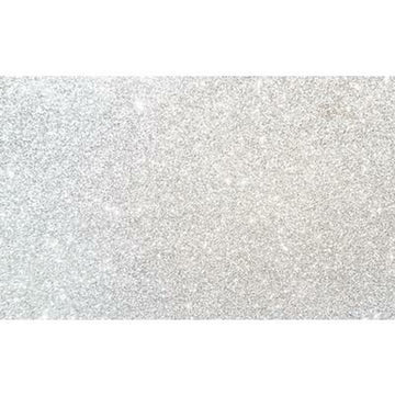 Moosgummi Fama Glitter Weiß 50 x 70 cm 10 Blatt