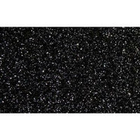 Moosgummi Fama Glitzernd Schwarz 50 x 70 cm (10 Stücke)