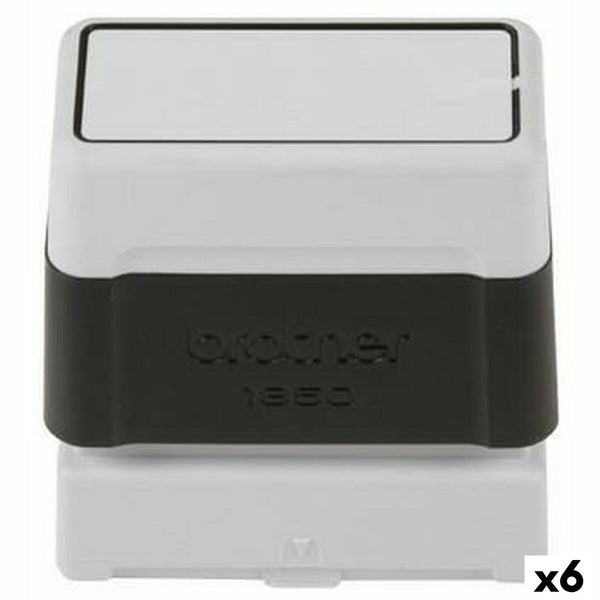 Siegel Brother    18 x 50 mm Schwarz (6 Stück)