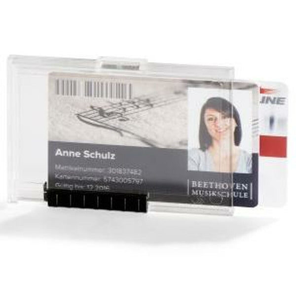Ausweishülle Durable Duo Durchsichtig Kunststoff 5,4 x 8,7 cm (10 Stück)
