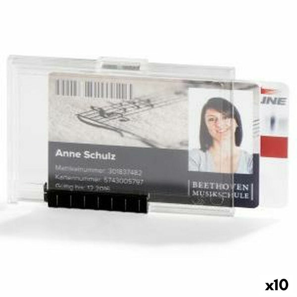 Ausweishülle Durable Duo Durchsichtig Kunststoff 5,4 x 8,7 cm (10 Stück)