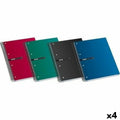 Notizbuch-Set ENRI Bunt A5 160 Blatt 4 Stücke