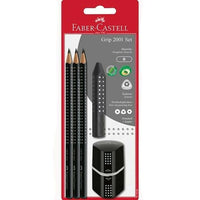 Bleistifte Set Faber-Castell Schwarz (5 Stück) (10 Stück)