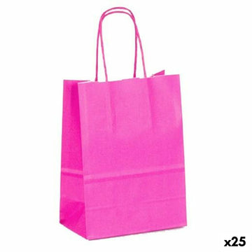 Taschen Fama Magenta Mit Griffen 125 g/m² 15 x 8 x 21 cm (25 Stück)