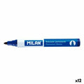Dauermarker Milan Blau 4 mm (12 Stück)