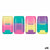 Set aus Radiergummi und Bleistiftspitzer Milan Compact Sunset Bunt (16 Stück)
