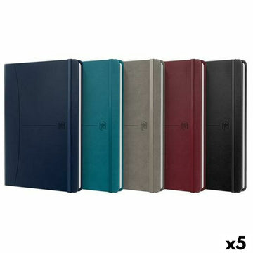 Notizbuch Oxford A5 80 Blatt Zeilen (5 Stück)