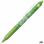 Stift Pilot Frixion Clicker Löschbare Tinte grün 0,4 mm 12 Stück