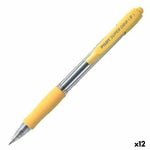 Stift Pilot Supergrip Gelb 0,4 mm (12 Stück)
