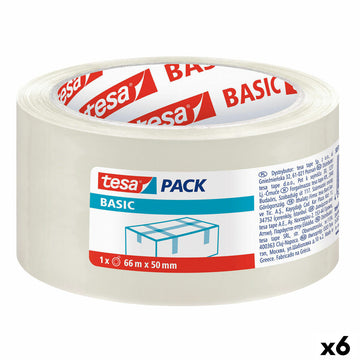Klebeband TESA Verpackung Durchsichtig 50 mm x 66 m (6 Stück)
