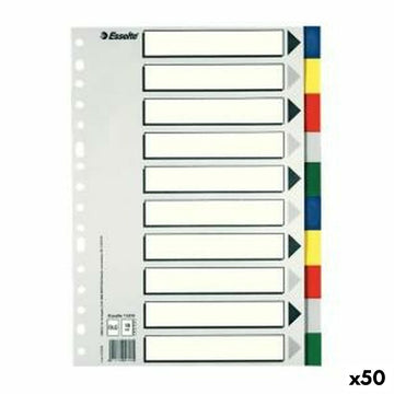 Distanzstücke Esselte Bunt Din A4 10 Blatt (50 Stück)