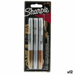 Marker-Set Sharpie Bunt metall 3 Stücke 1 mm (12 Stück)